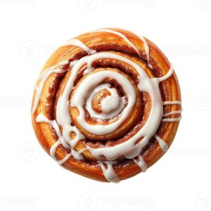Bánh Cuộn Quế Phủ Sốt Kem